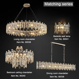 Bertie Rectangle Modern LED Long  Gold Chandelier