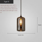 Nordic Apple Glass LED Pendant Lights