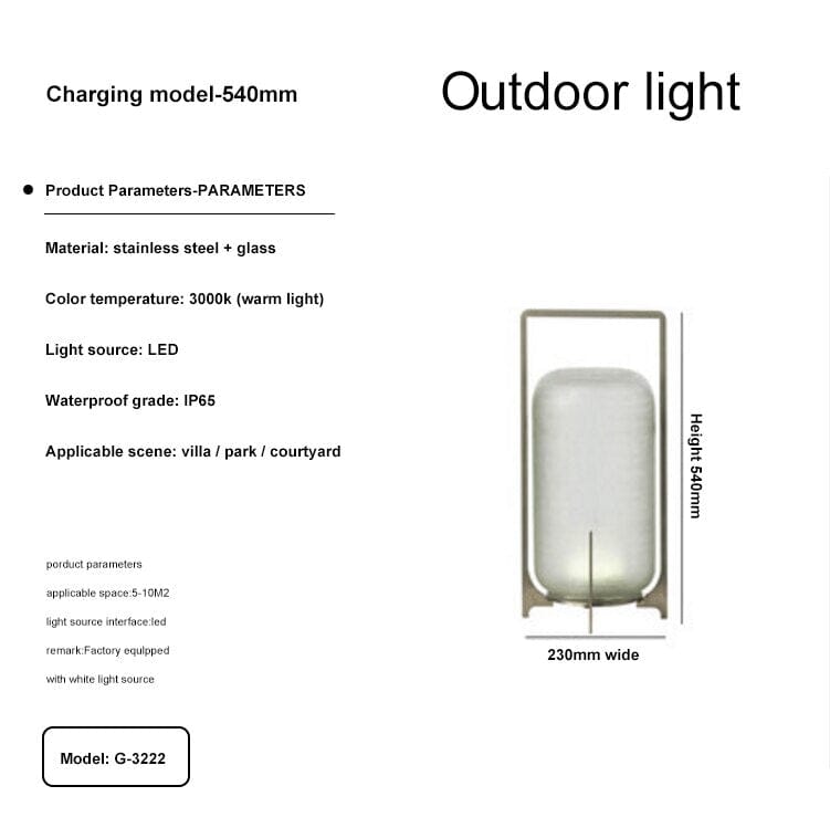 Modern Terrace Garden Outdoor Lights