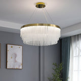 Postmodern Minimalist Luxury Crystal Chandelier