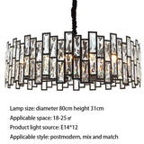 Roukeviar LED Crystal Chandelier