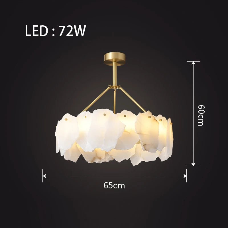 Downfalls Marble Ceiling Chandeliers