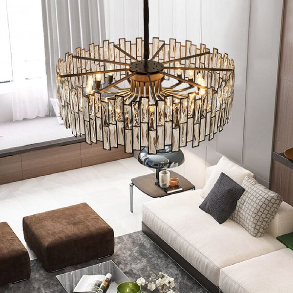 Roukeviar LED Crystal Chandelier