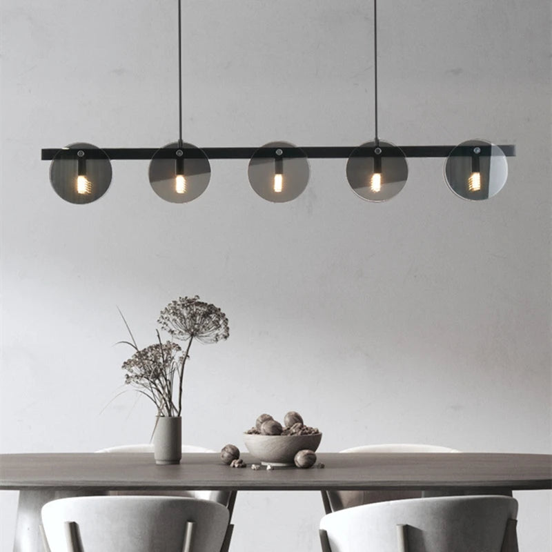 Modern Black Glass Pendant Light – NYRALONDON