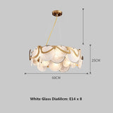 Creative Glass Lustre Gold Iron Pendant