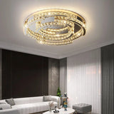 Hampstead Round Silvery Crystal Chandelier