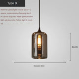 Nordic Restaurant Glass Pendant Lamp