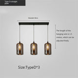 Nordic Apple Glass LED Pendant Lights