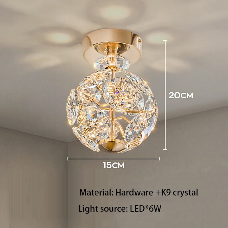 k9 crystal Luxury  LED Wall Lamp