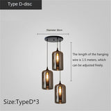 Nordic Apple Glass LED Pendant Lights