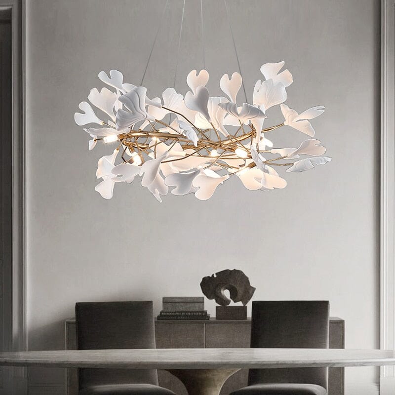 Modern Design Porcelain Leaves Pendant Lights