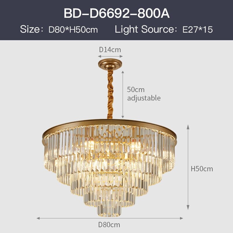 Quantum Ring Chandelier