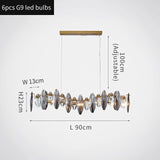 Nordic  Luxury Crystal Art Decor Hanging Lamp