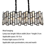 Roukeviar LED Crystal Chandelier