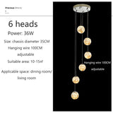 Glass Ball Ashante Chandelier