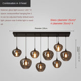 Nordic Restaurant Glass Pendant Lamp