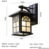 Deborah Outdoor Waterproof Retro Wall Light