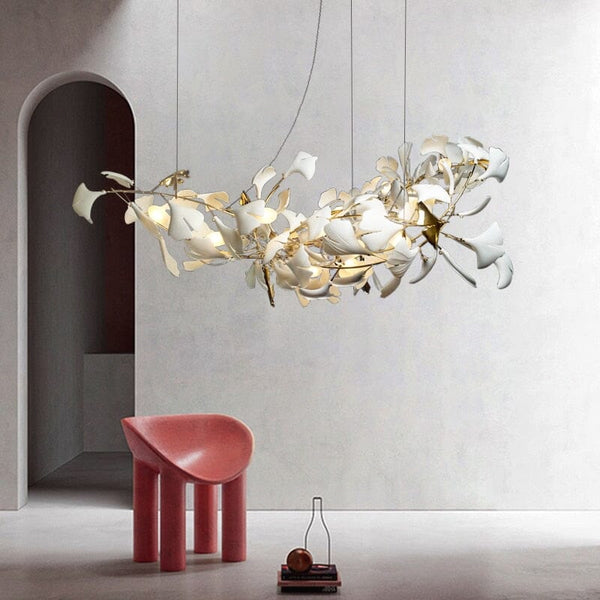 Modern Design Porcelain Leaves Pendant Lights