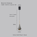 Chrome LED Water Drop Pendants