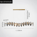 Nordic  Luxury Crystal Art Decor Hanging Lamp