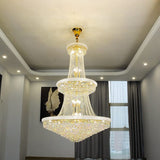Luxury Staircase LED Crystal Chandelier