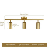Modern Golden LED Spotlights