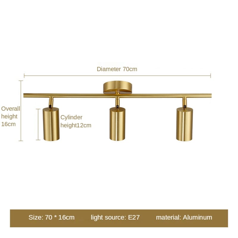 Modern Golden LED Spotlights