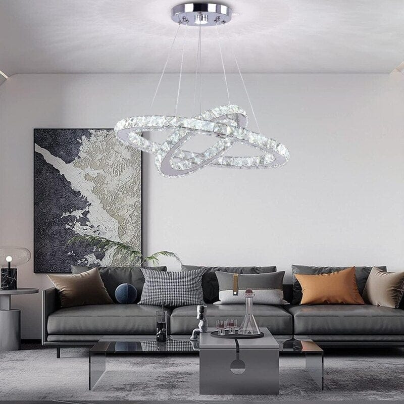 Royal 2 Ring Crystal Chandelier