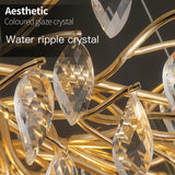 Royal Brompton Crystal LED Gold Design Pendant Lights