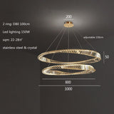 Crystal Luxtre Ring Chandelier