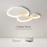 Creative Stone Designer Black White Fixtures Lamps