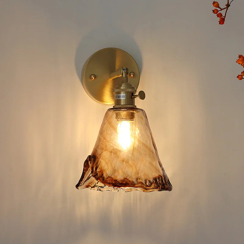 Elyndor Glass Wall Lamp