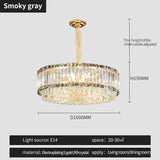 Round Simple Crystal Chandelier