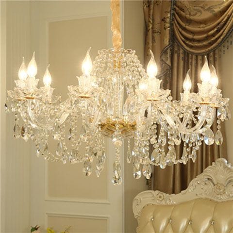 Waldo European Candlestick  Ceiling Chandelier