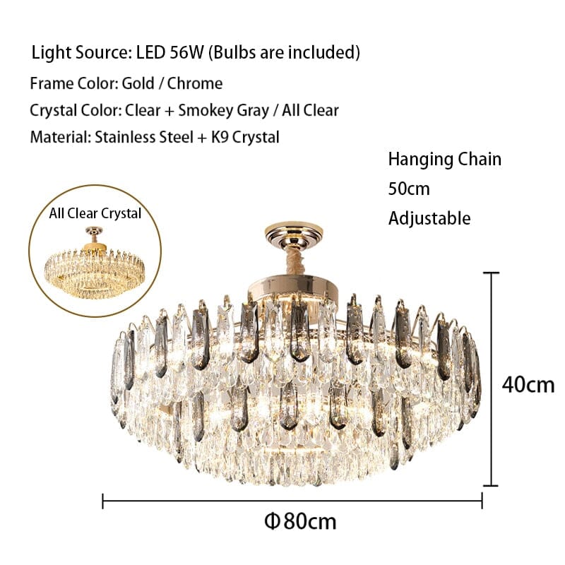 Royal Crystal Adana Ceiling Lamps