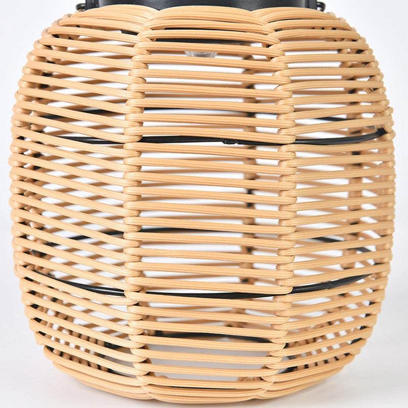 Rattan Yard Lantern Basket