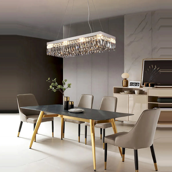 Shanti Modern Luxury LED Crystal Hanging Lamps