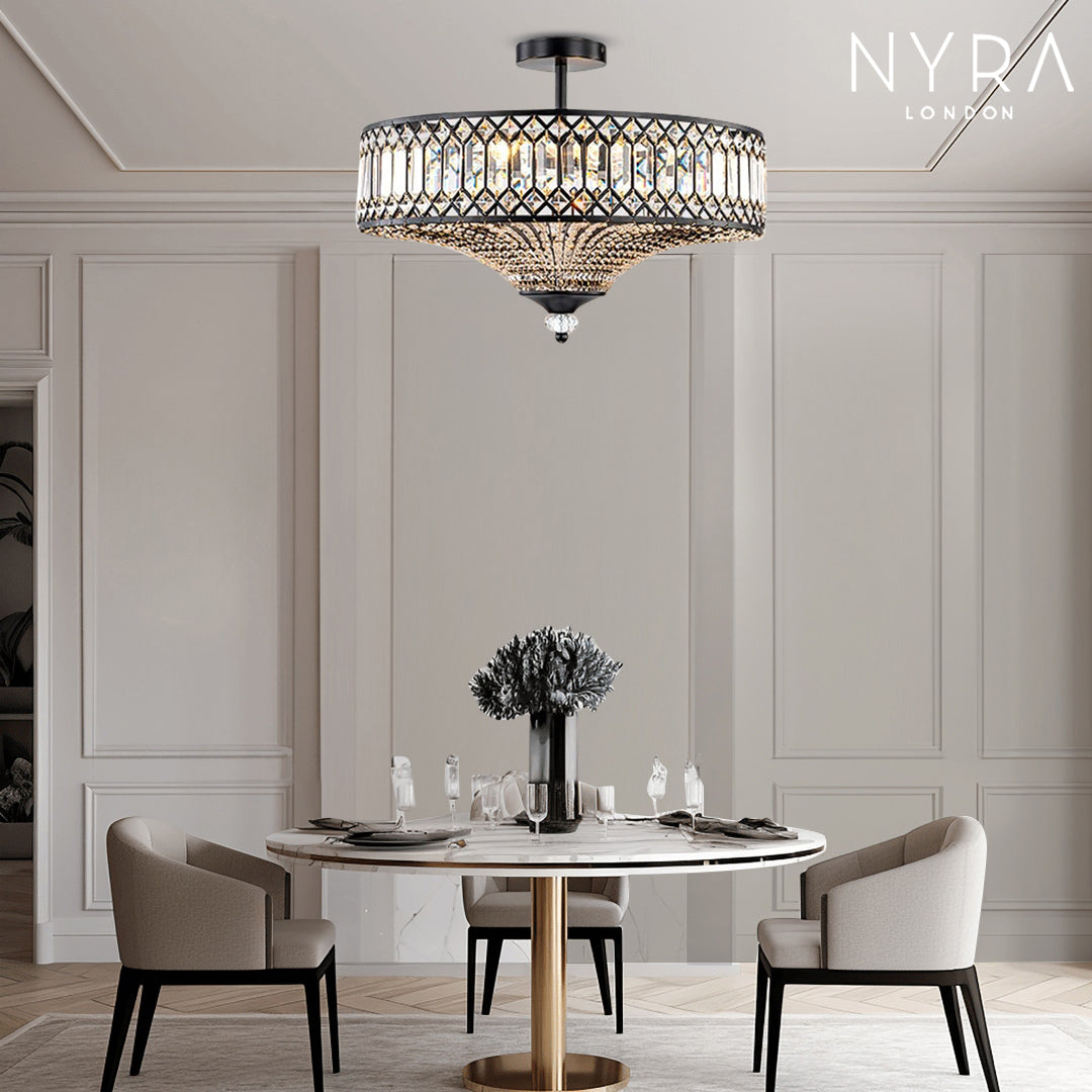 Sienna Crystal Round Chandeliers