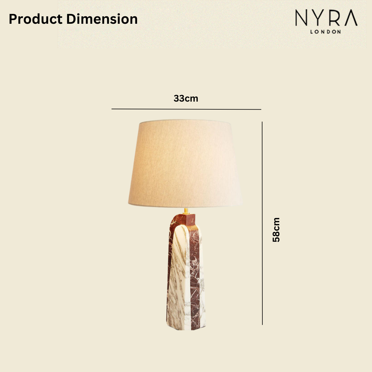Mariva Marble Table Lamp