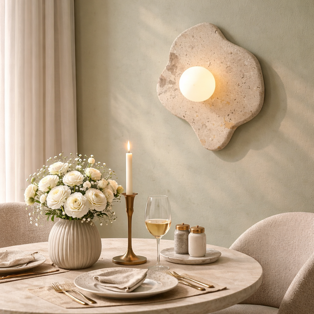 Sten Marble Wall Light