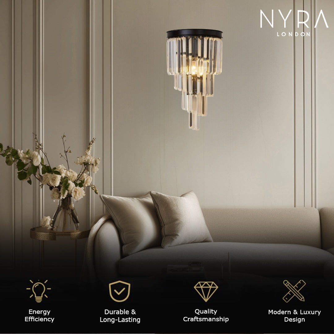 Sutherland Crystal Wall Lamp