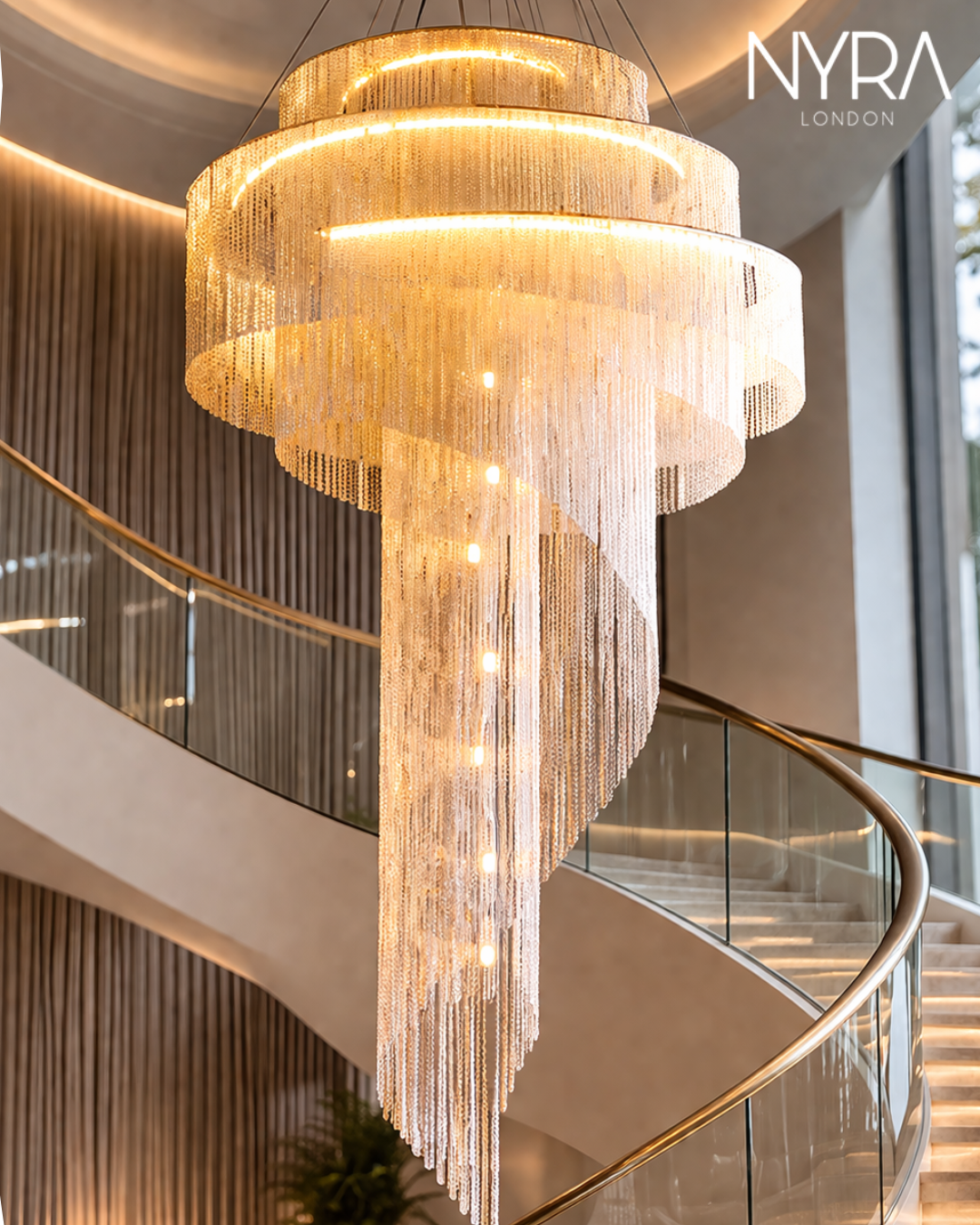 Tassel Spiral Chandelier