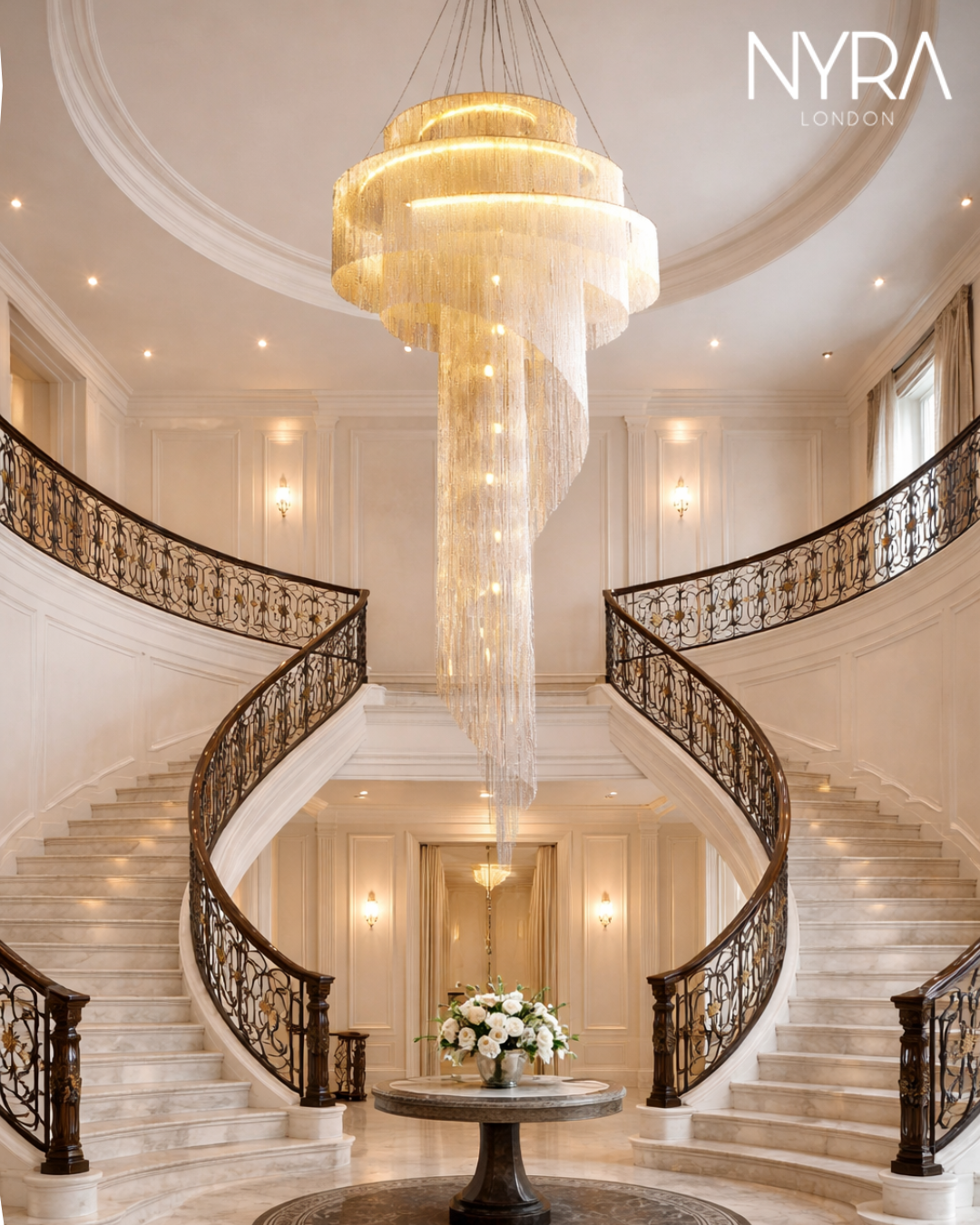 Tassel Spiral Chandelier