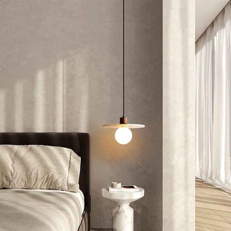 Travertine Wabi Chandelier Light - Nyra London – NYRALONDON