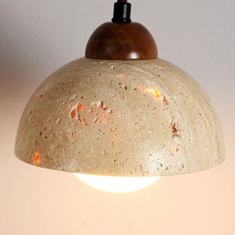 Travertine Wabi Chandelier Light - Nyra London – NYRALONDON