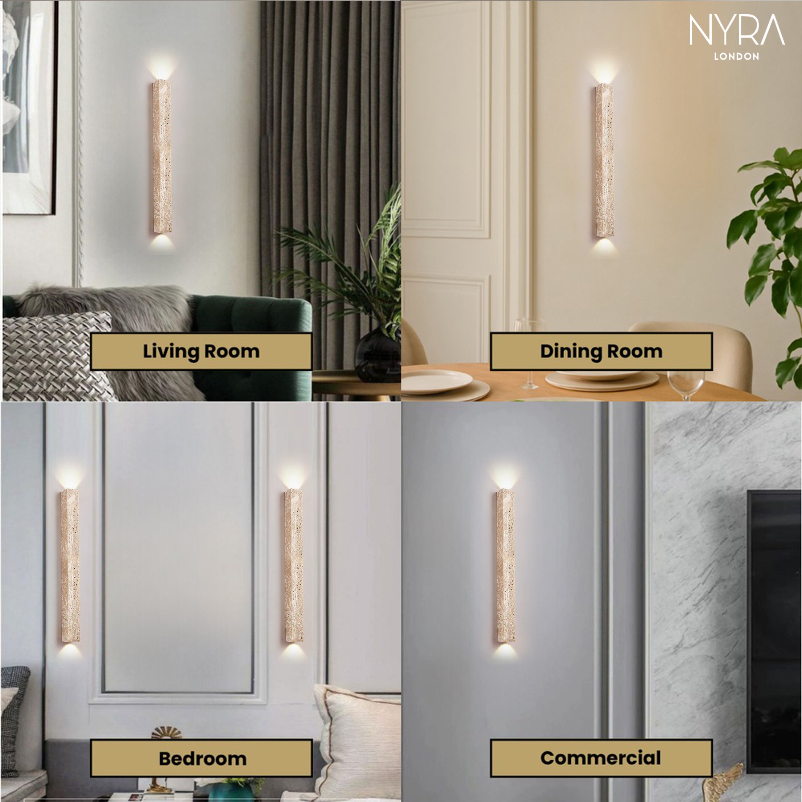 Travora Stone Wall Light