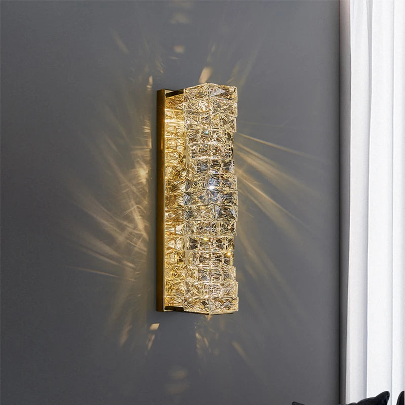 Stafford Luxury Crystal  LED Wall Lamp