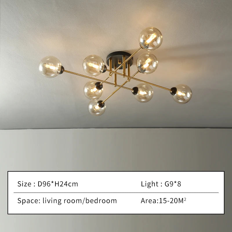 Piccadilly Glass Ball Chandelier
