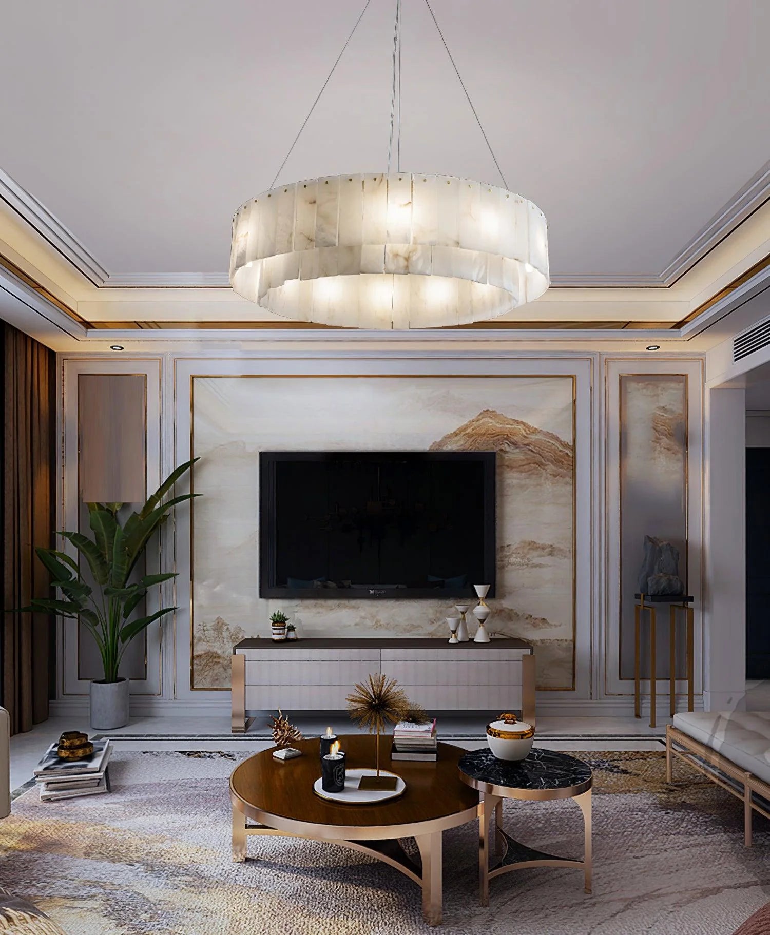 Unity Alabaster Chandelier