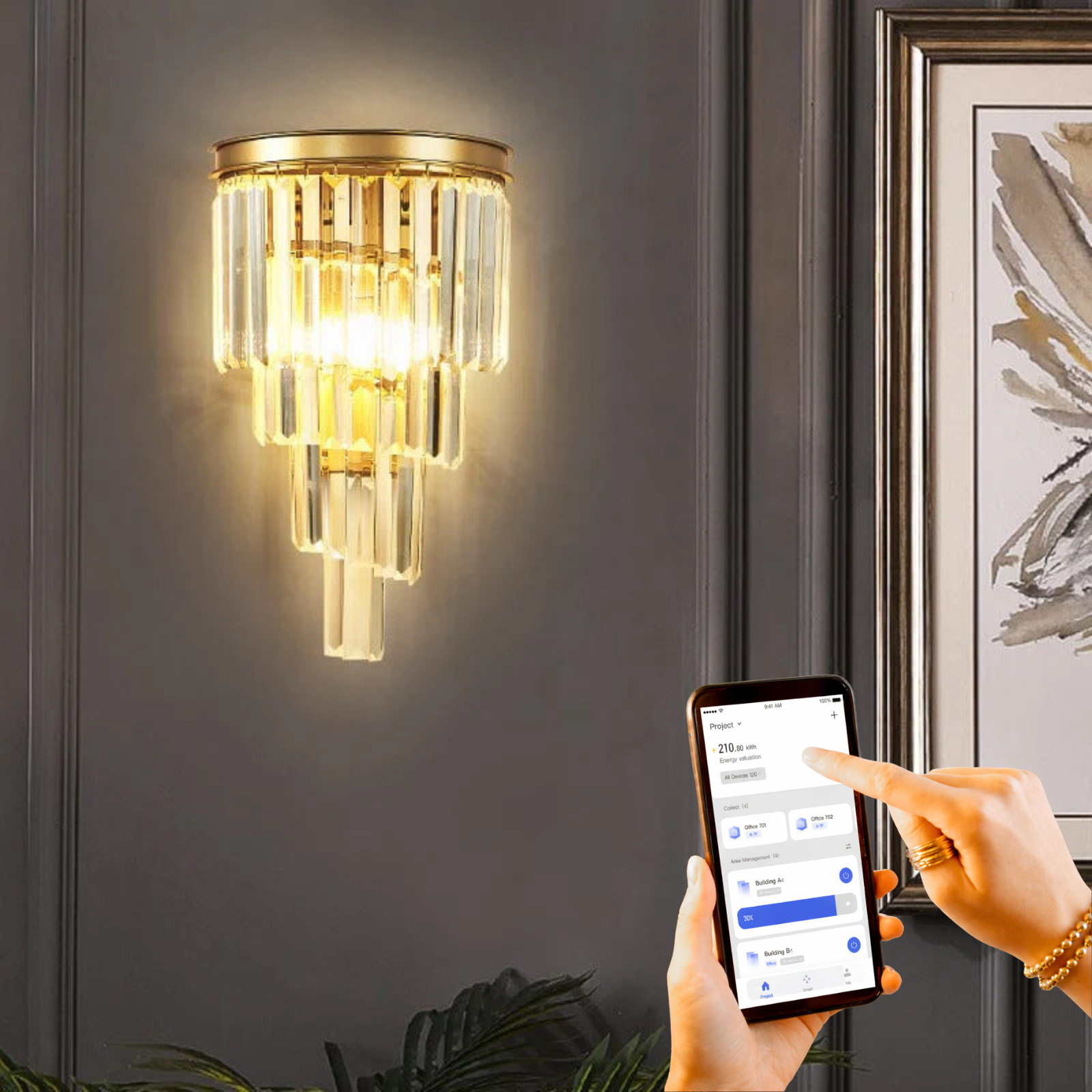 Deluxe Sofia Wall Lamp